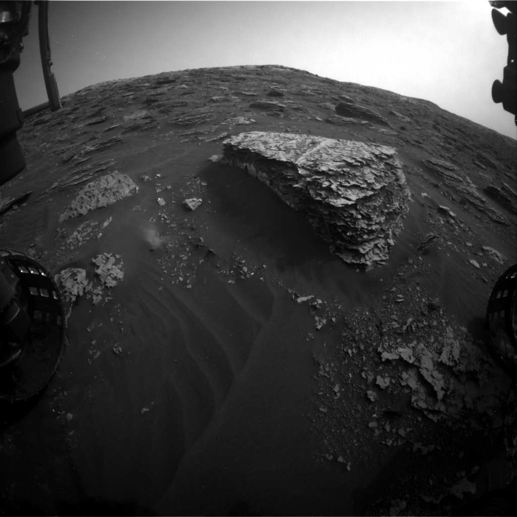 Nasa's Mars rover Curiosity acquired this image using its Front Hazard Avoidance Camera (Front Hazcam) on Sol 2080, at drive 1752, site number 70