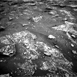 Nasa's Mars rover Curiosity acquired this image using its Left Navigation Camera on Sol 2086, at drive 12, site number 71