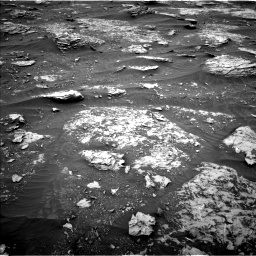 Nasa's Mars rover Curiosity acquired this image using its Left Navigation Camera on Sol 2089, at drive 132, site number 71