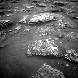 Nasa's Mars rover Curiosity acquired this image using its Left Navigation Camera on Sol 2089, at drive 210, site number 71