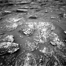 Nasa's Mars rover Curiosity acquired this image using its Right Navigation Camera on Sol 2089, at drive 90, site number 71