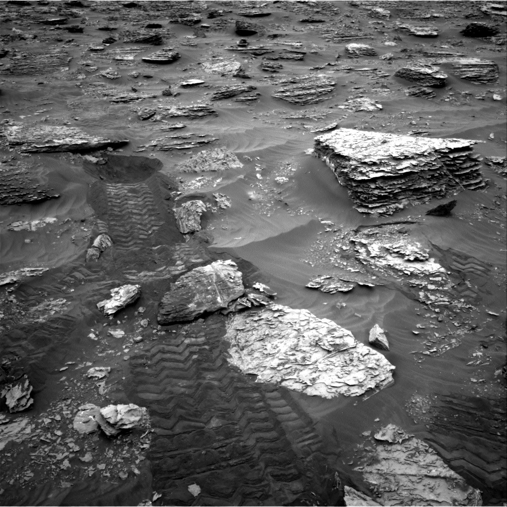 Nasa's Mars rover Curiosity acquired this image using its Right Navigation Camera on Sol 2089, at drive 96, site number 71