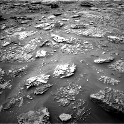 Nasa's Mars rover Curiosity acquired this image using its Left Navigation Camera on Sol 2092, at drive 330, site number 71