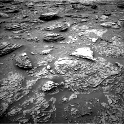 Nasa's Mars rover Curiosity acquired this image using its Left Navigation Camera on Sol 2092, at drive 348, site number 71