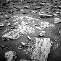 Nasa's Mars rover Curiosity acquired this image using its Left Navigation Camera on Sol 2092, at drive 474, site number 71