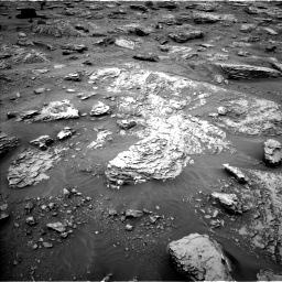Nasa's Mars rover Curiosity acquired this image using its Left Navigation Camera on Sol 2092, at drive 486, site number 71