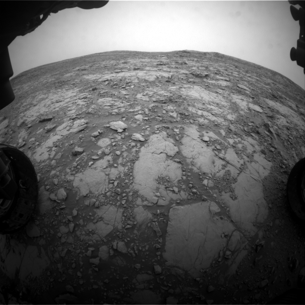 Nasa's Mars rover Curiosity acquired this image using its Front Hazard Avoidance Camera (Front Hazcam) on Sol 2094, at drive 996, site number 71