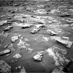 Nasa's Mars rover Curiosity acquired this image using its Left Navigation Camera on Sol 2094, at drive 672, site number 71