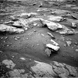 Nasa's Mars rover Curiosity acquired this image using its Left Navigation Camera on Sol 2094, at drive 708, site number 71