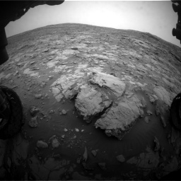 Nasa's Mars rover Curiosity acquired this image using its Front Hazard Avoidance Camera (Front Hazcam) on Sol 2095, at drive 1224, site number 71
