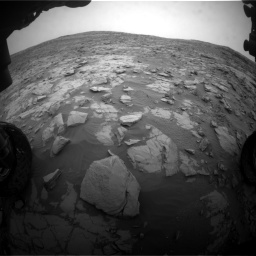 Nasa's Mars rover Curiosity acquired this image using its Front Hazard Avoidance Camera (Front Hazcam) on Sol 2095, at drive 1260, site number 71