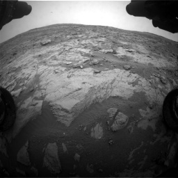 Nasa's Mars rover Curiosity acquired this image using its Front Hazard Avoidance Camera (Front Hazcam) on Sol 2095, at drive 1320, site number 71