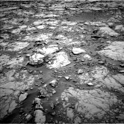 Nasa's Mars rover Curiosity acquired this image using its Left Navigation Camera on Sol 2095, at drive 1020, site number 71
