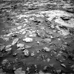 Nasa's Mars rover Curiosity acquired this image using its Left Navigation Camera on Sol 2095, at drive 1254, site number 71