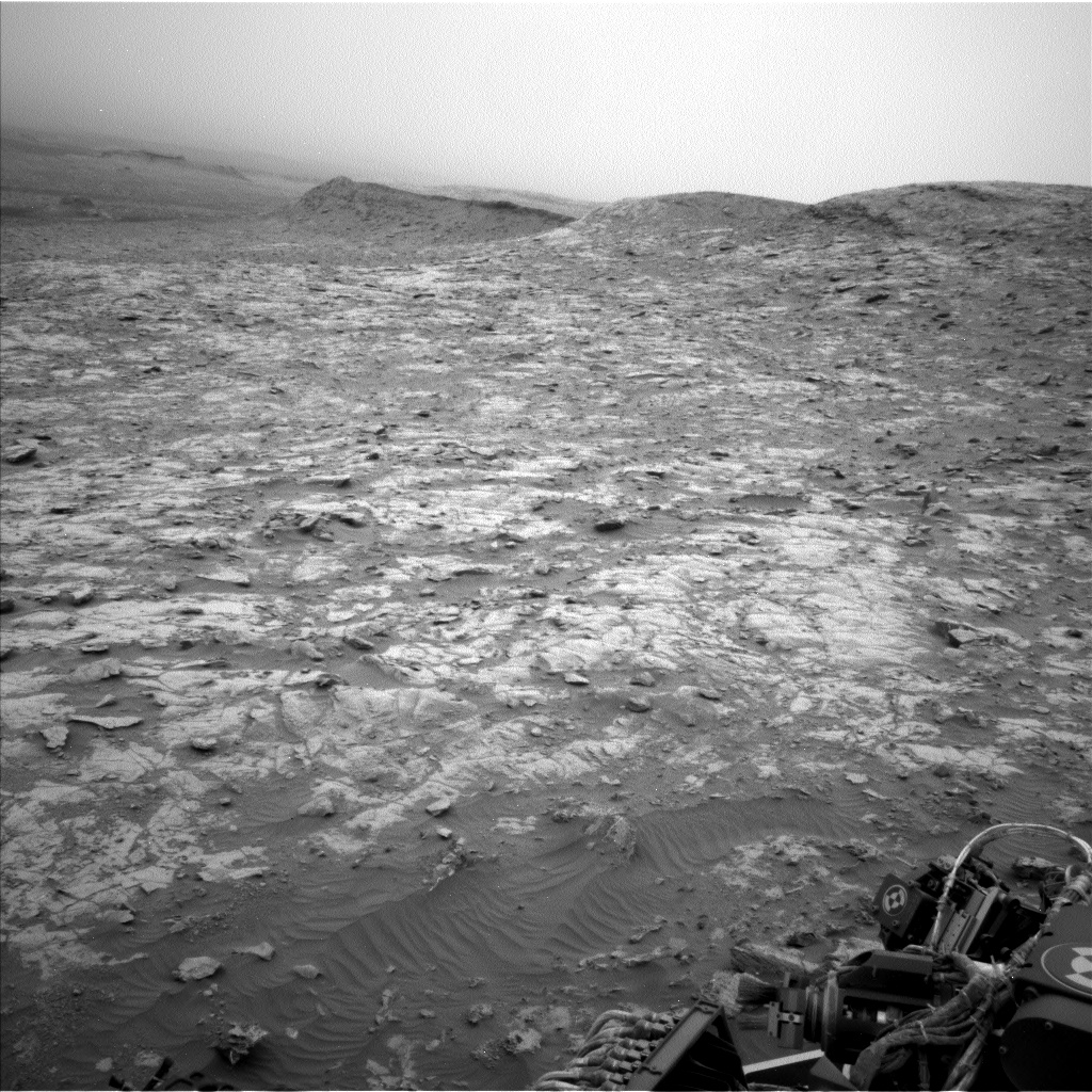 Nasa's Mars rover Curiosity acquired this image using its Left Navigation Camera on Sol 2095, at drive 1330, site number 71