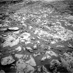 Nasa's Mars rover Curiosity acquired this image using its Left Navigation Camera on Sol 2098, at drive 1396, site number 71