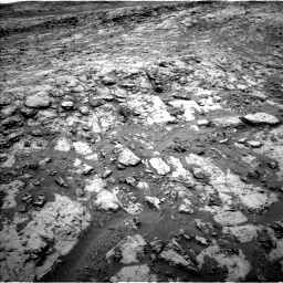 Nasa's Mars rover Curiosity acquired this image using its Left Navigation Camera on Sol 2098, at drive 1414, site number 71