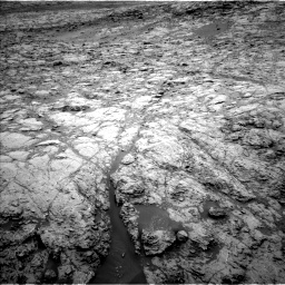 Nasa's Mars rover Curiosity acquired this image using its Left Navigation Camera on Sol 2098, at drive 1444, site number 71
