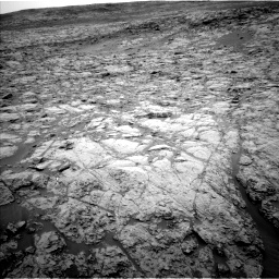 Nasa's Mars rover Curiosity acquired this image using its Left Navigation Camera on Sol 2098, at drive 1450, site number 71