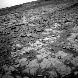 Nasa's Mars rover Curiosity acquired this image using its Left Navigation Camera on Sol 2098, at drive 1492, site number 71