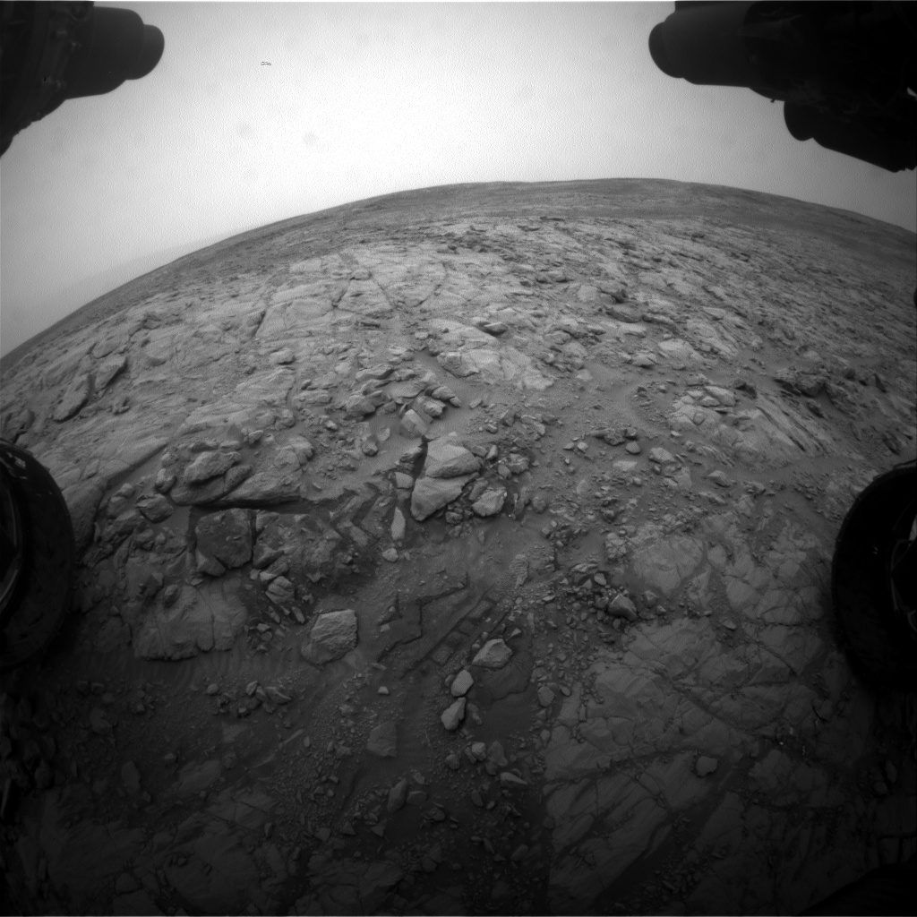 Nasa's Mars rover Curiosity acquired this image using its Front Hazard Avoidance Camera (Front Hazcam) on Sol 2099, at drive 1586, site number 71