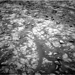 Nasa's Mars rover Curiosity acquired this image using its Left Navigation Camera on Sol 2102, at drive 1610, site number 71