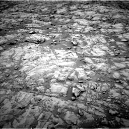 Nasa's Mars rover Curiosity acquired this image using its Left Navigation Camera on Sol 2102, at drive 1628, site number 71
