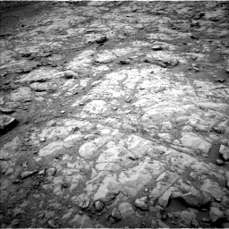 Nasa's Mars rover Curiosity acquired this image using its Left Navigation Camera on Sol 2102, at drive 1634, site number 71