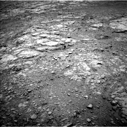Nasa's Mars rover Curiosity acquired this image using its Left Navigation Camera on Sol 2102, at drive 1682, site number 71