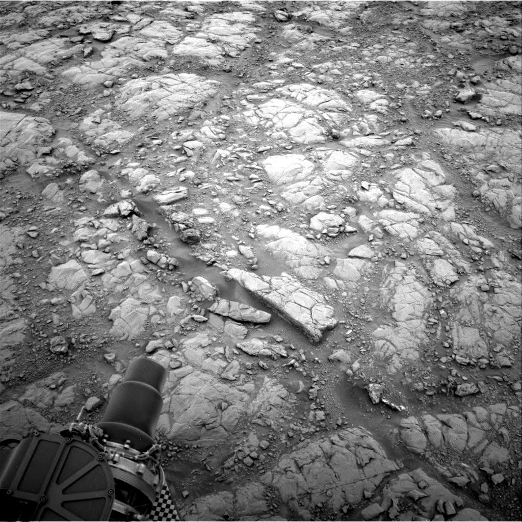 Nasa's Mars rover Curiosity acquired this image using its Right Navigation Camera on Sol 2102, at drive 1818, site number 71