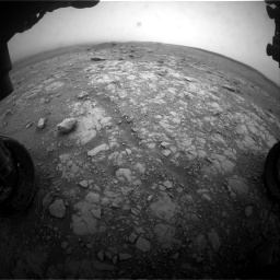 Nasa's Mars rover Curiosity acquired this image using its Front Hazard Avoidance Camera (Front Hazcam) on Sol 2104, at drive 2316, site number 71