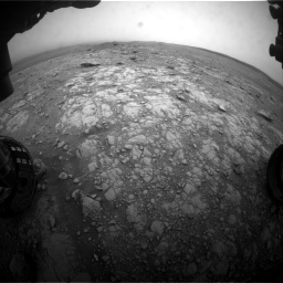 Nasa's Mars rover Curiosity acquired this image using its Front Hazard Avoidance Camera (Front Hazcam) on Sol 2104, at drive 2322, site number 71