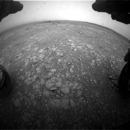 Nasa's Mars rover Curiosity acquired this image using its Front Hazard Avoidance Camera (Front Hazcam) on Sol 2104, at drive 2214, site number 71