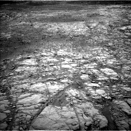 Nasa's Mars rover Curiosity acquired this image using its Left Navigation Camera on Sol 2104, at drive 1866, site number 71