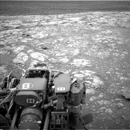 Nasa's Mars rover Curiosity acquired this image using its Left Navigation Camera on Sol 2104, at drive 2160, site number 71