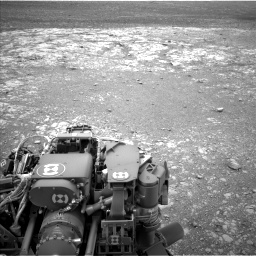 Nasa's Mars rover Curiosity acquired this image using its Left Navigation Camera on Sol 2104, at drive 2208, site number 71