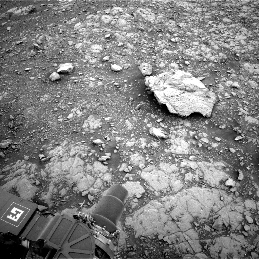 Nasa's Mars rover Curiosity acquired this image using its Right Navigation Camera on Sol 2104, at drive 2350, site number 71