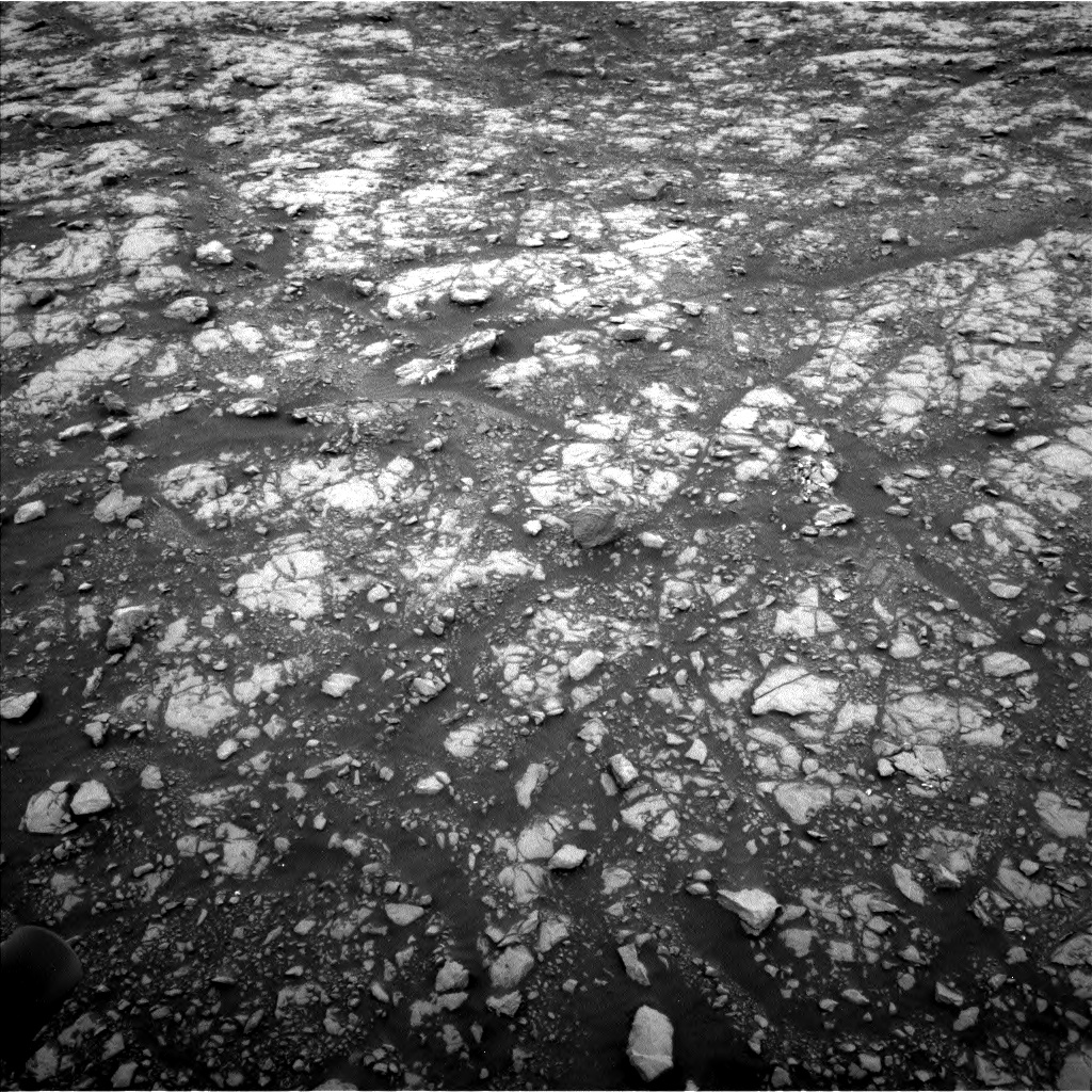 Nasa's Mars rover Curiosity acquired this image using its Left Navigation Camera on Sol 2107, at drive 2740, site number 71