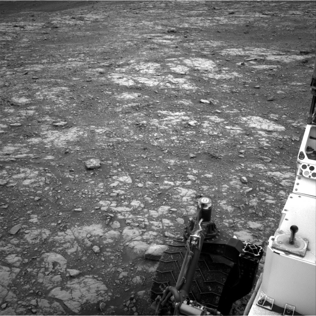Nasa's Mars rover Curiosity acquired this image using its Right Navigation Camera on Sol 2107, at drive 2804, site number 71