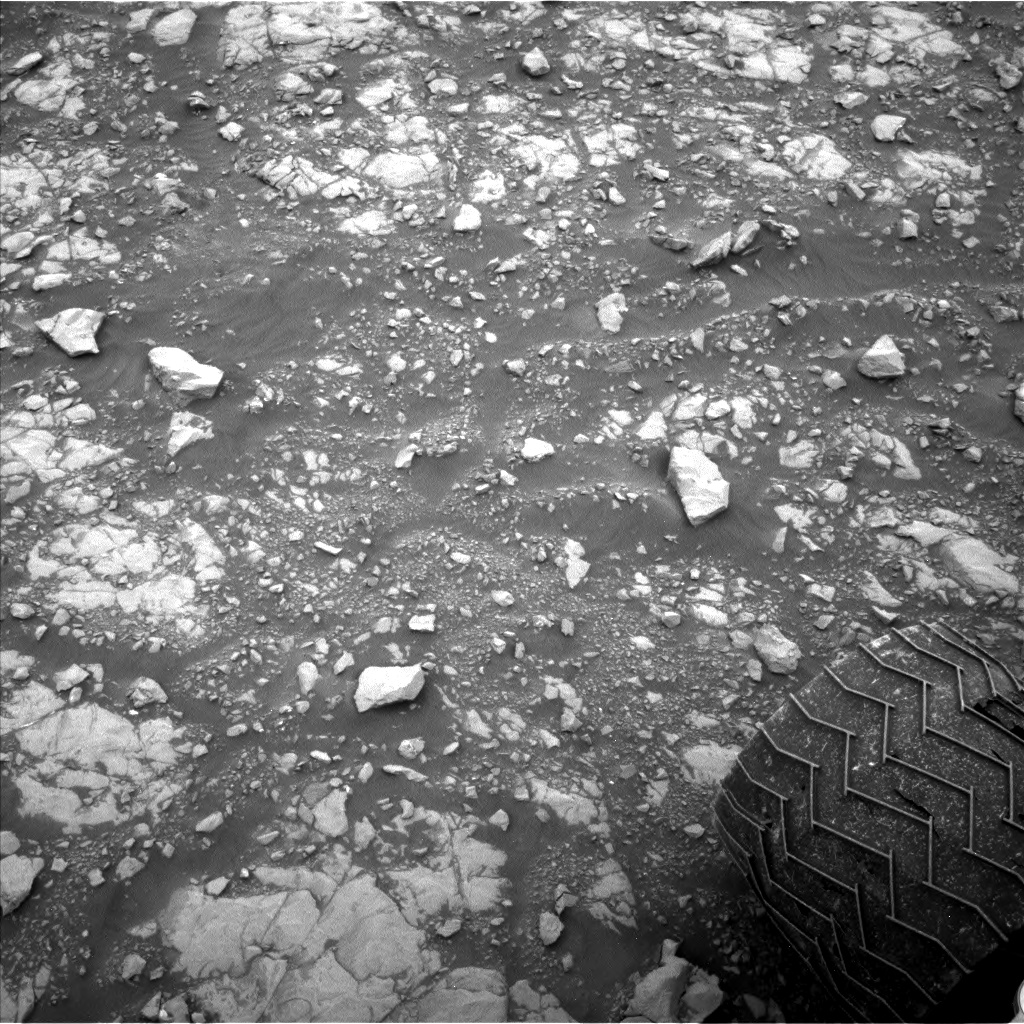 Nasa's Mars rover Curiosity acquired this image using its Left Navigation Camera on Sol 2108, at drive 2876, site number 71