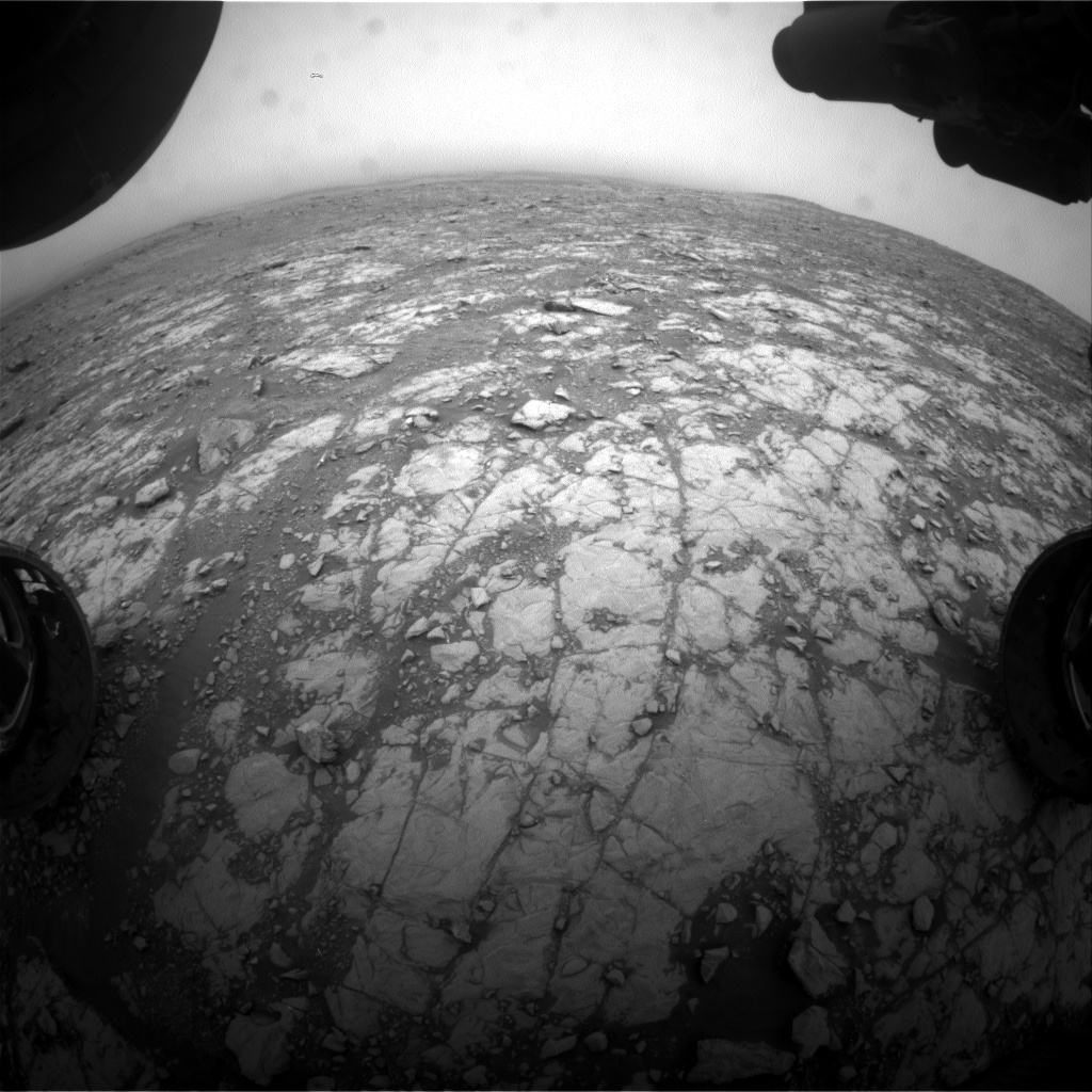 Nasa's Mars rover Curiosity acquired this image using its Front Hazard Avoidance Camera (Front Hazcam) on Sol 2112, at drive 2876, site number 71