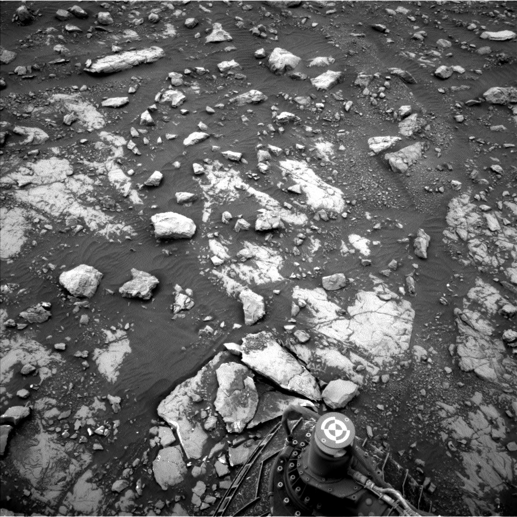 Nasa's Mars rover Curiosity acquired this image using its Left Navigation Camera on Sol 2115, at drive 2956, site number 71