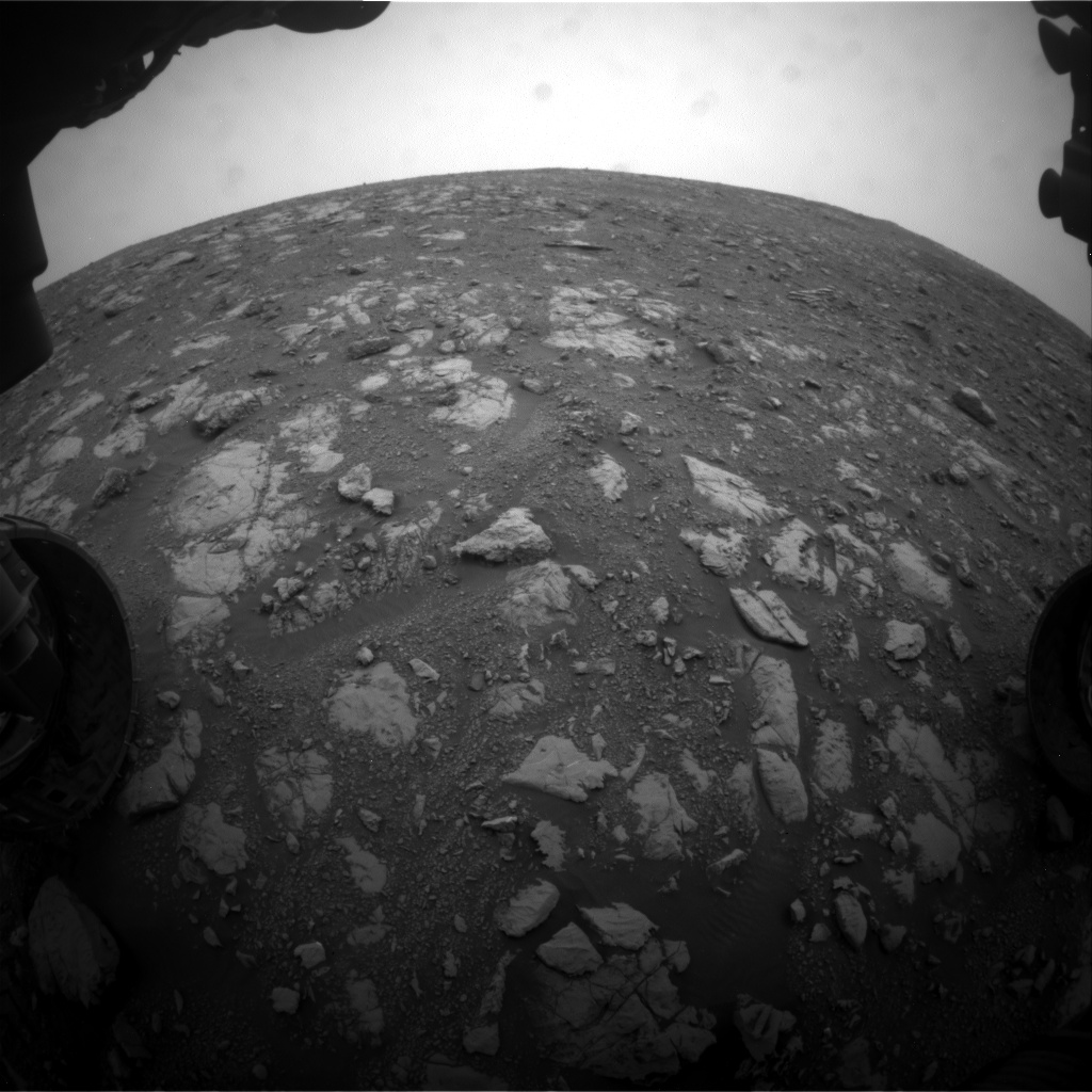 Nasa's Mars rover Curiosity acquired this image using its Front Hazard Avoidance Camera (Front Hazcam) on Sol 2116, at drive 0, site number 72