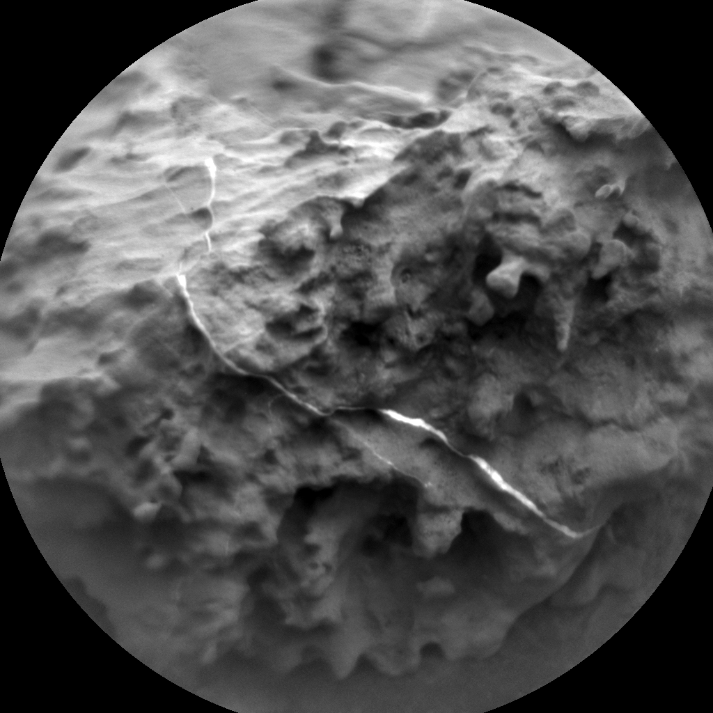 Nasa's Mars rover Curiosity acquired this image using its Chemistry & Camera (ChemCam) on Sol 2117, at drive 0, site number 72