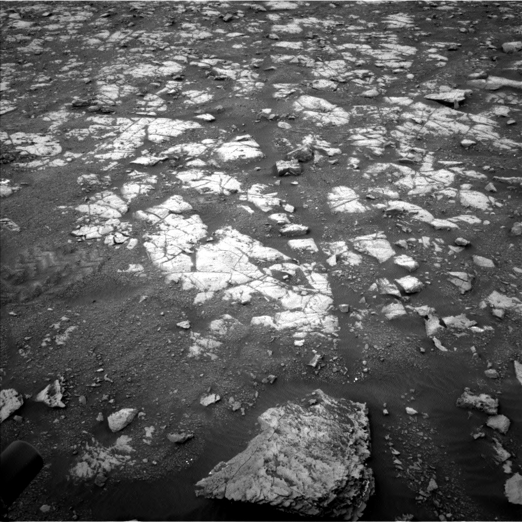Nasa's Mars rover Curiosity acquired this image using its Left Navigation Camera on Sol 2119, at drive 156, site number 72