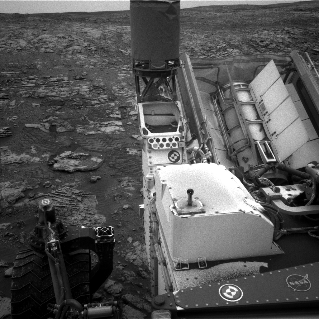 Nasa's Mars rover Curiosity acquired this image using its Left Navigation Camera on Sol 2119, at drive 202, site number 72