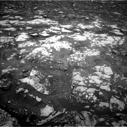 Nasa's Mars rover Curiosity acquired this image using its Left Navigation Camera on Sol 2120, at drive 274, site number 72