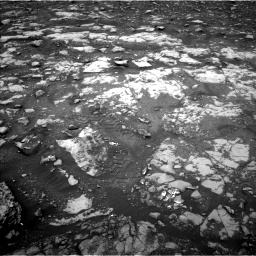 Nasa's Mars rover Curiosity acquired this image using its Left Navigation Camera on Sol 2120, at drive 286, site number 72