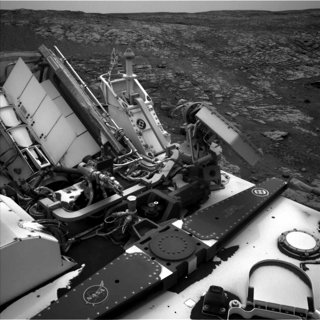 Nasa's Mars rover Curiosity acquired this image using its Left Navigation Camera on Sol 2120, at drive 386, site number 72
