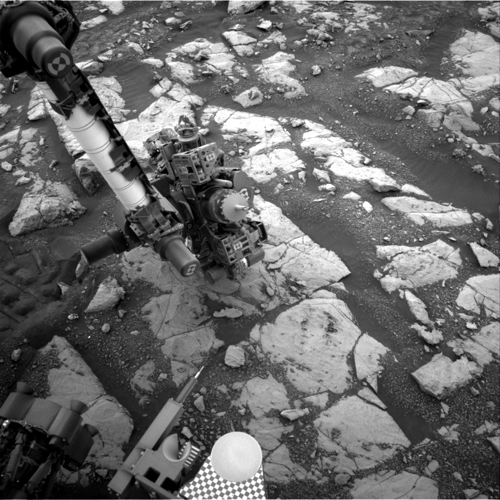 Nasa's Mars rover Curiosity acquired this image using its Right Navigation Camera on Sol 2124, at drive 386, site number 72
